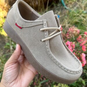 Mocasin Beige Gamuza Unisex